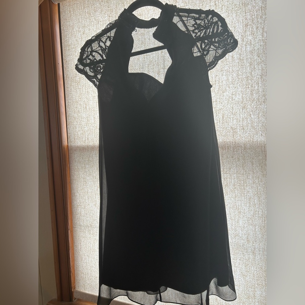 Black beaded dress